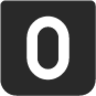 number 0 square icon