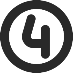 number 4 circle icon