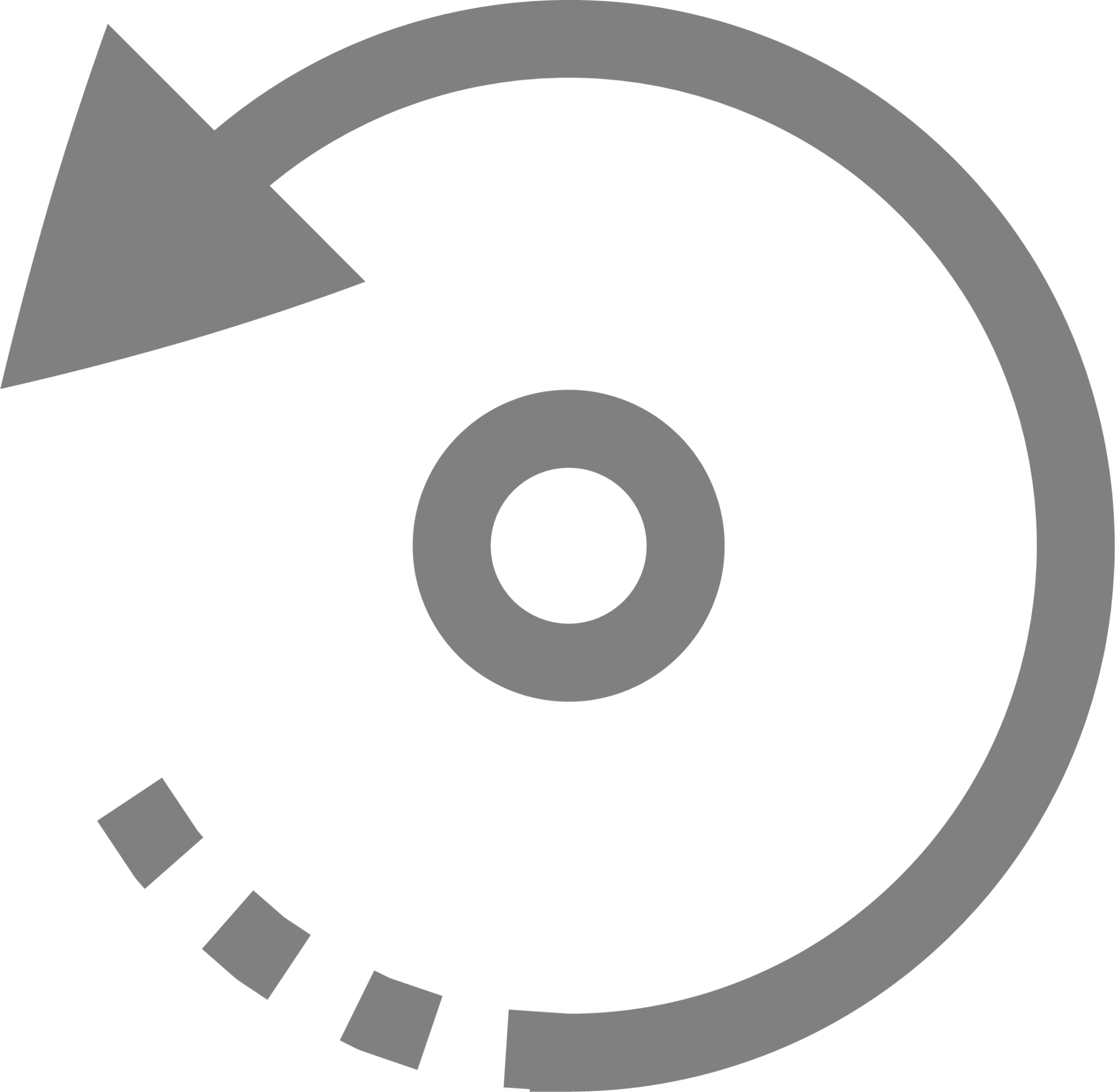object rotate left symbolic icon