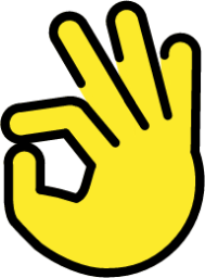OK hand emoji