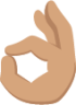 ok hand sign tone 3 emoji
