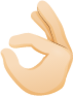Ok hand skin 1 emoji emoji