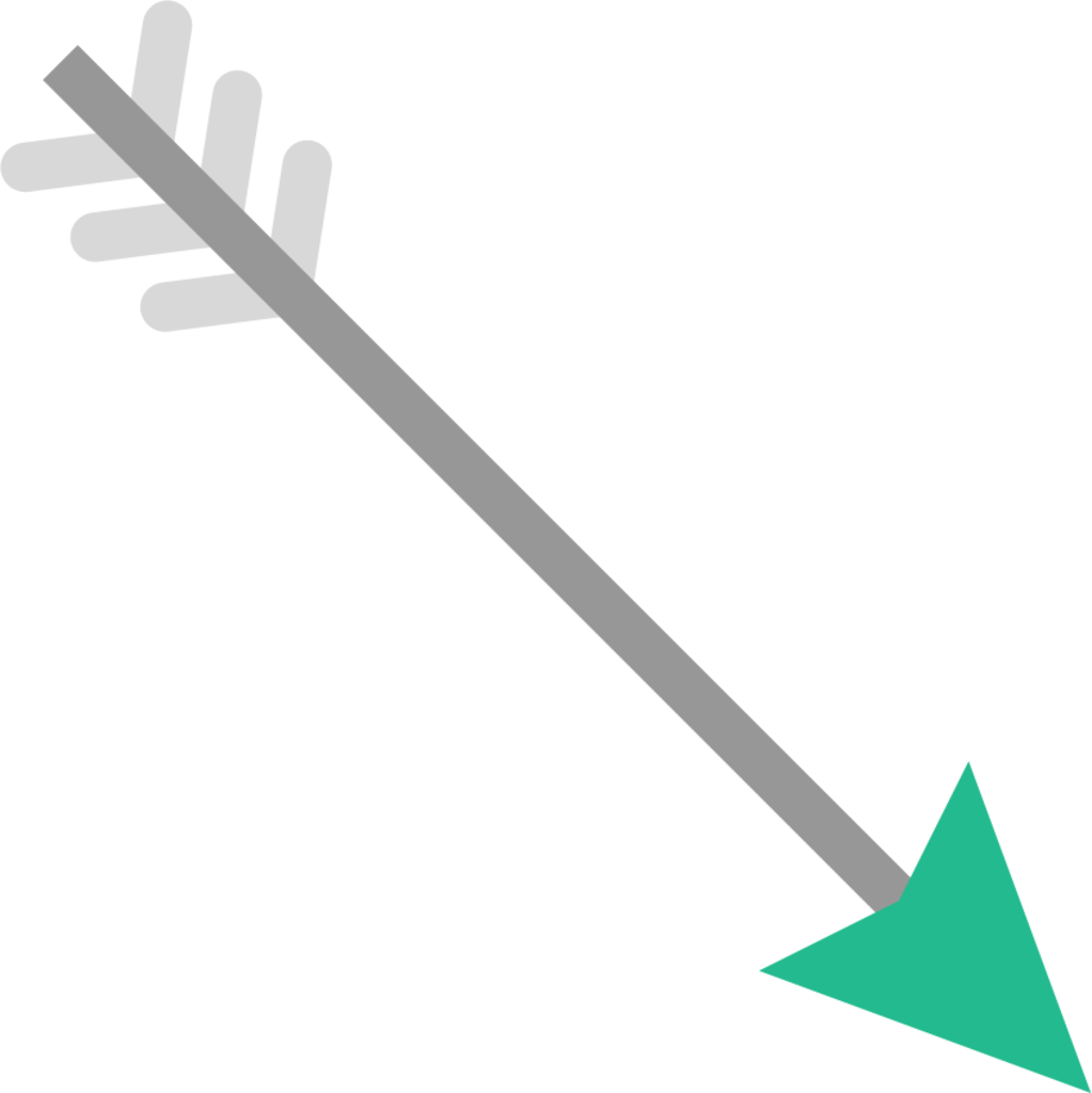 old arrow diagonal down icon