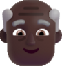 old man dark emoji