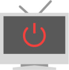old tv television stop icon