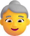 old woman default emoji