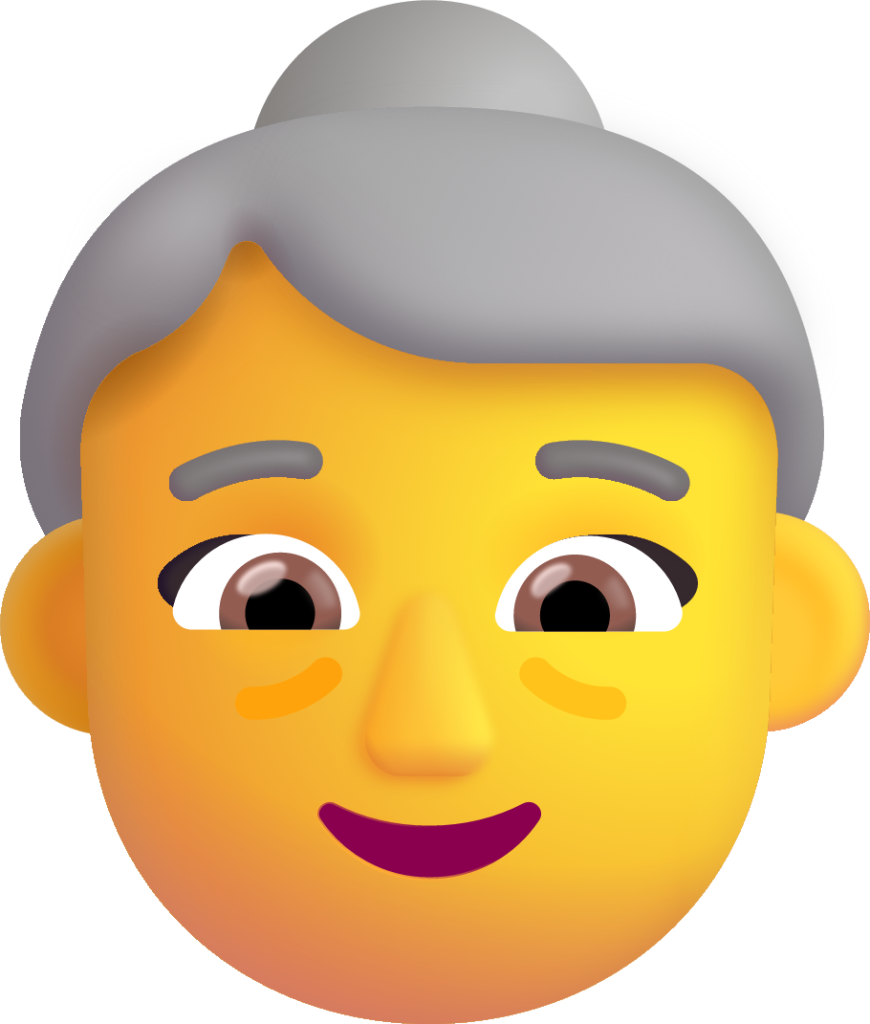 old woman default emoji