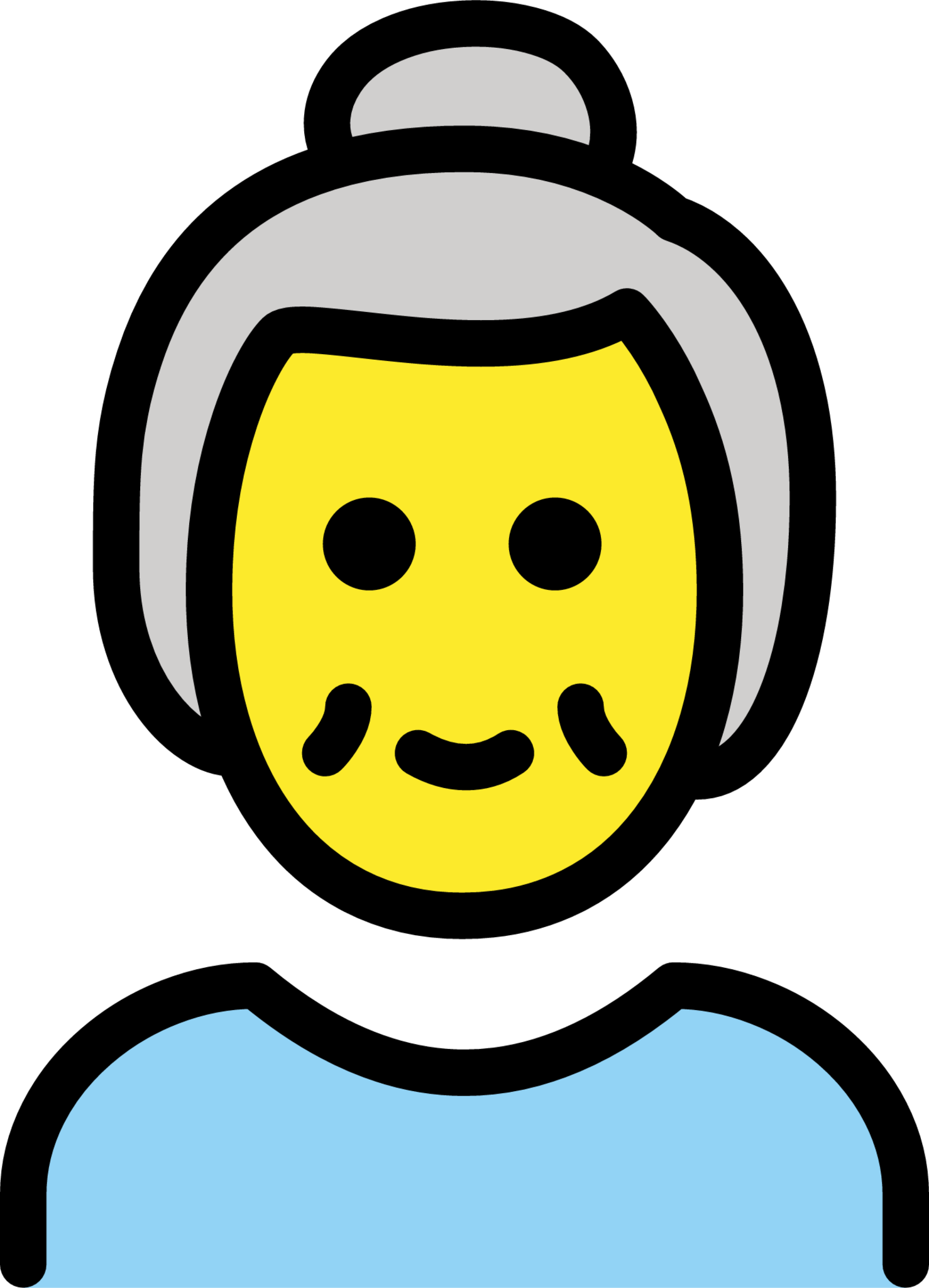 old woman emoji