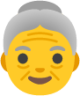 old woman emoji