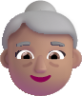 old woman medium emoji