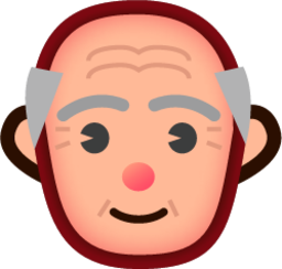 older man (plain) emoji