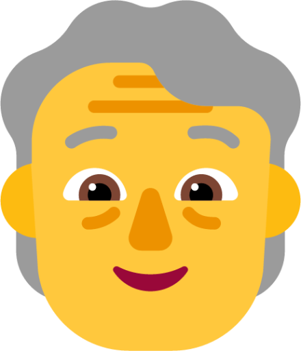 older person default emoji