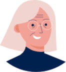 older person glases illustration