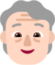 older person light emoji