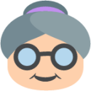 older woman tone 2 emoji