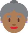 older woman tone 4 emoji