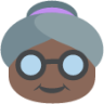 older woman tone 5 emoji