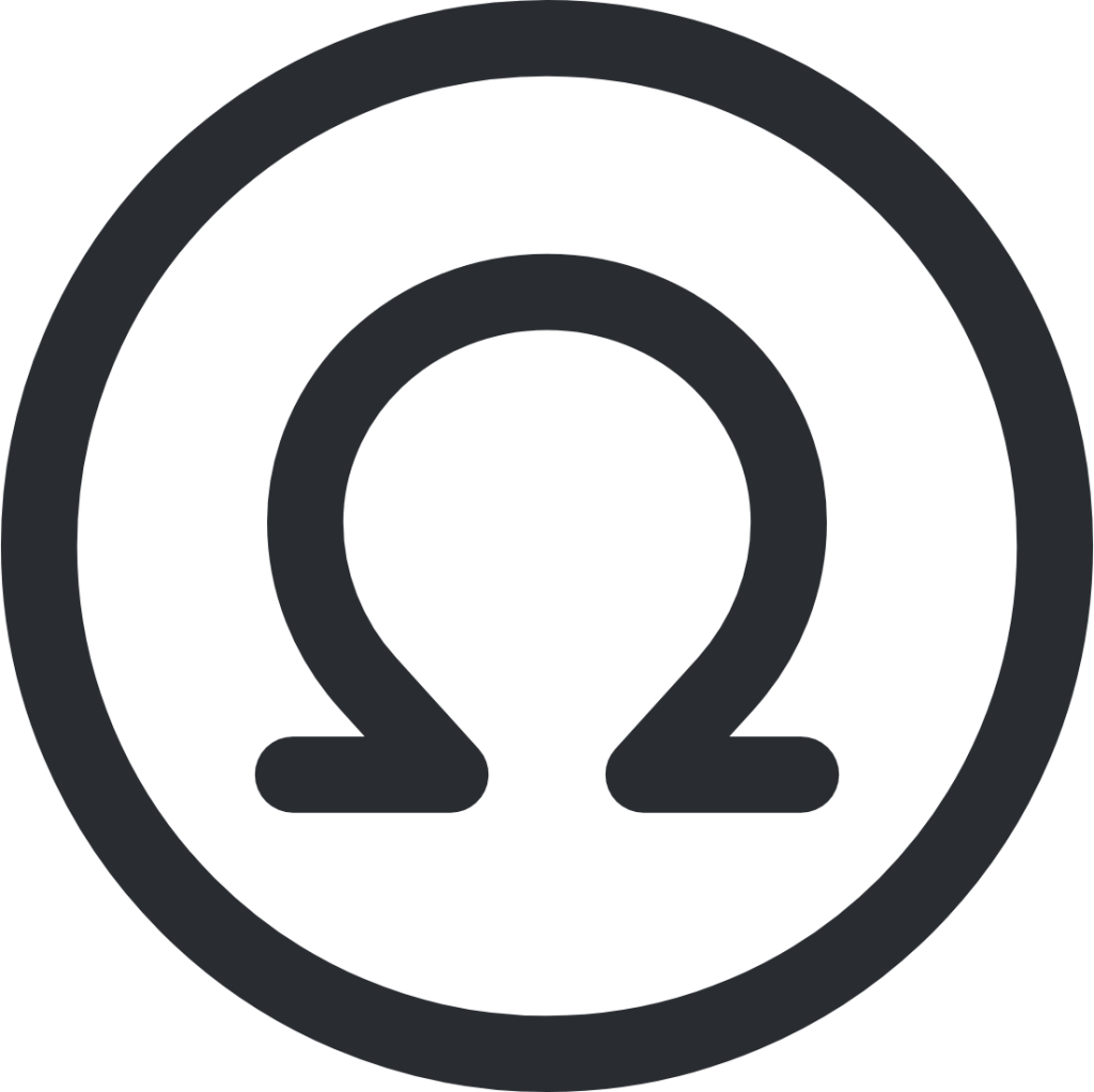 omega circle 1 icon
