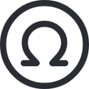 omega circle 1 icon