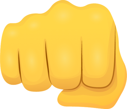 Oncoming fist emoji emoji