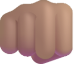 oncoming fist medium emoji