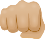 Oncoming fist skin 2 emoji emoji