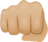 Oncoming fist skin 2 emoji emoji