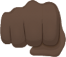 Oncoming fist skin 5 emoji emoji