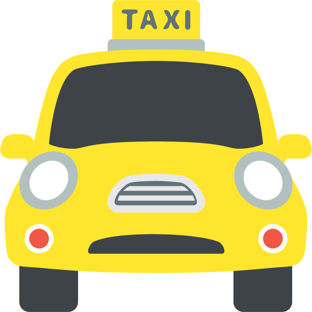 oncoming taxi emoji