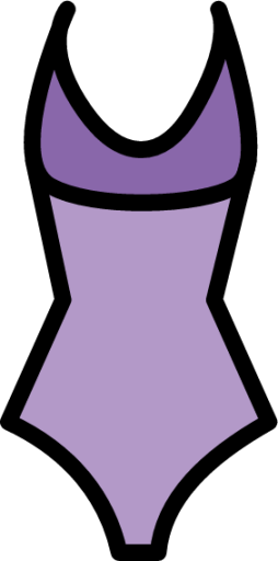 one-piece swimsuit emoji