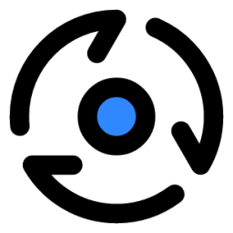 one third rotation icon