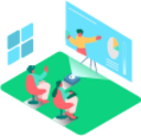 Online Presentation illustration
