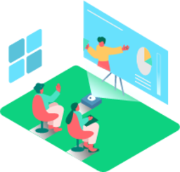Online Presentation illustration