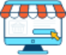 Online shopping illustration