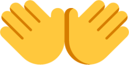 open hands default emoji