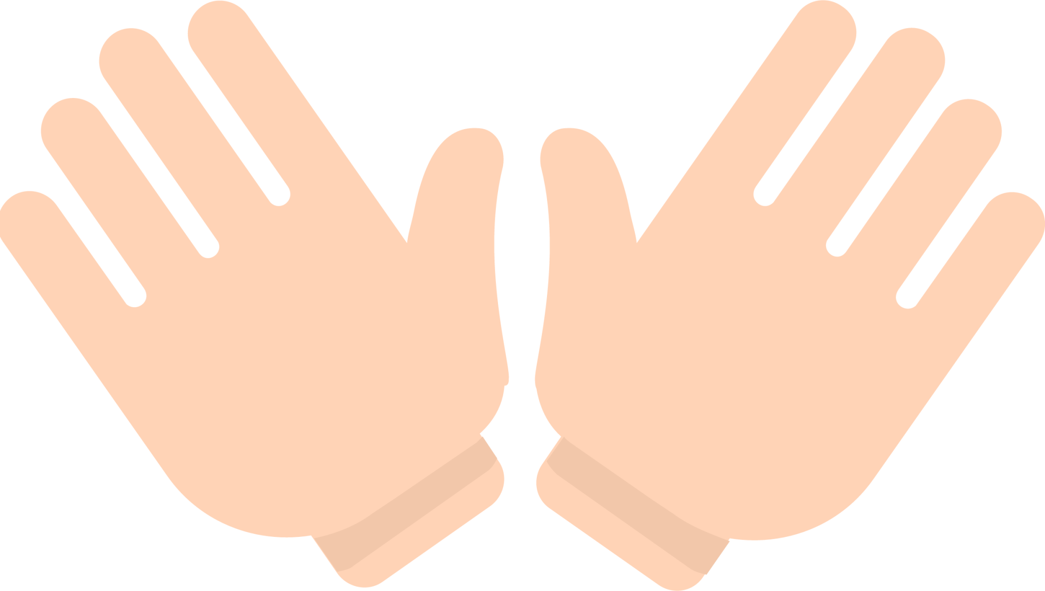 open hands emoji