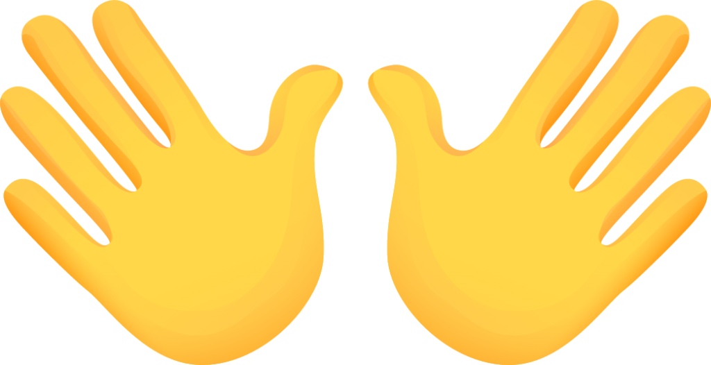 Open hands emoji emoji