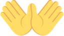 open hands sign emoji