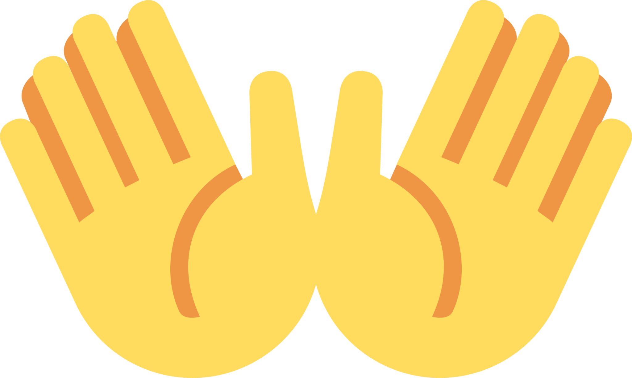 open hands sign emoji