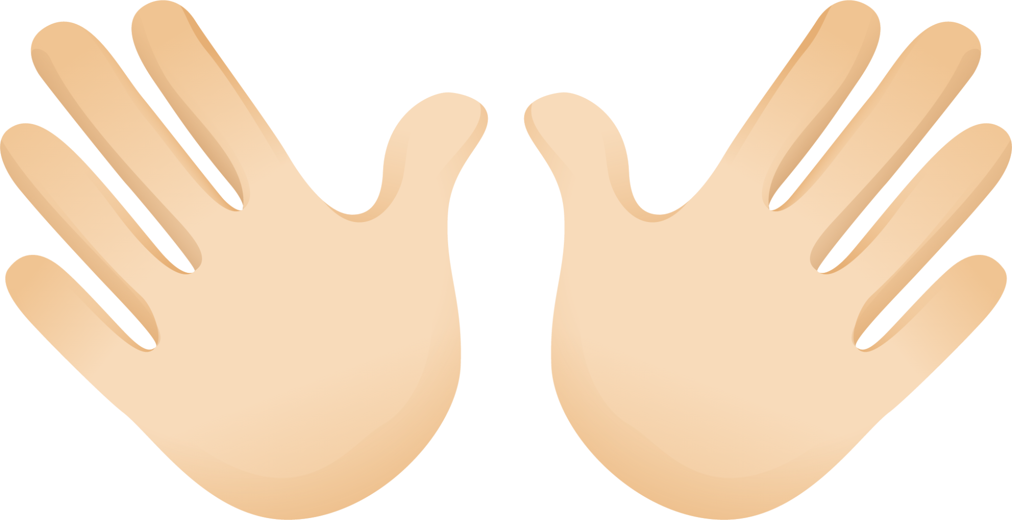 Open hands skin 1 emoji emoji