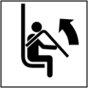 open overhead safety bar icon