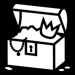 open treasure chest icon