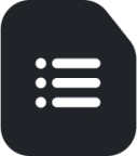 optionsfile (rounded filled) icon