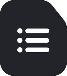 optionsfile (rounded filled) icon