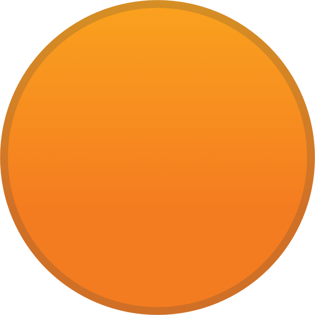 orange circle emoji