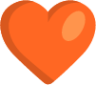 orange heart emoji