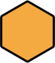 orange hexagon emoji