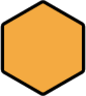 orange hexagon emoji