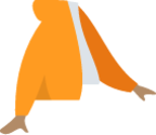 orange hoodie jacket illustration