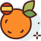 orange spain icon